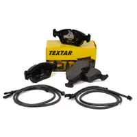 TEXTAR 2062902 Bremsbel&auml;ge + Warnkontaktkabel f&uuml;r PORSCHE 928 4.7 S 301 PS vorne