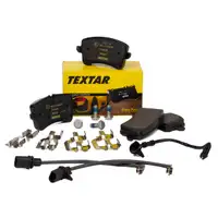 TEXTAR 2521413 Bremsbel&auml;ge + Wako AUDI A6 C7 A7 4G PORSCHE Macan 95B hinten