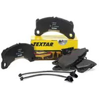 TEXTAR Bremsbel&auml;ge + Warnkontaktkabel PORSCHE MACAN (95B) 3.0 S PR-1LE/1LA vorne