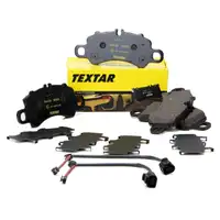 TEXTAR Bremsbel&auml;ge + Wako PORSCHE 718 BOXSTER CAYMAN 982 S + 991 S/GTS vorne