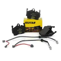 TEXTAR Bremsbel&auml;ge + Wako PORSCHE BOXSTER CAYMAN (987) 2.7 + 2.9 + S 3.4 hinten