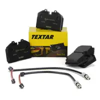 TEXTAR Bremsbel&auml;ge + Wako f&uuml;r PORSCHE 944 3.0 S2 211 PS 12.1988-07.1991 hinten