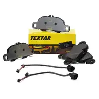 TEXTAR Bremsbel&auml;ge + Warnkontakt PORSCHE 718 Boxster Cayman 982 2.0 vorne