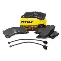TEXTAR Bremsbel&auml;ge + Wako f&uuml;r PORSCHE MACAN (95B) 3.0 S PR-1LB/1LF/1LG/1ZK vorne