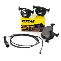 TEXTAR Bremsbel&auml;ge + Wako f&uuml;r BMW 3er E46 330i 330xi 231 PS 330d 330xd hinten