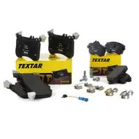 TEXTAR Bremsbel&auml;ge + Wako Mercedes W176 C117 X117 X156 45AMG vorne + hinten