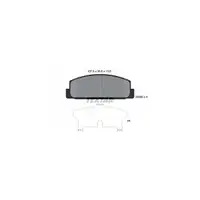TEXTAR Bremsen Bremsscheiben + Bremsbel&auml;ge f&uuml;r MAZDA 6 GG 626 V PREMACY hinten