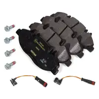 TEXTAR Bremsscheiben + Bremsbel&auml;ge + Wako MERCEDES W169 A150 A160 A160CDI vorne