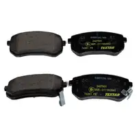 TEXTAR Bremsscheiben + Bremsbel&auml;ge HYUNDAI i10 (PA) KIA PICANTO (SA TA) hinten