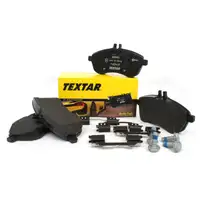 TEXTAR Bremsbel&auml;ge Bremsbelagsatz Mercedes W204 W212 C207 ohne Sportpaket vorne