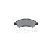 TEXTAR Bremsbel&auml;ge Bremsbelagsatz Citroen Jumper Ducato f&uuml;r Peugeot Boxer hinten