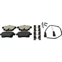 TEXTAR Bremsbel&auml;ge Bremskl&ouml;tze + Wako f&uuml;r Ford Transit / Transit Tourneo hinten