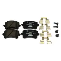 TEXTAR Bremsscheiben + Bel&auml;ge f&uuml;r AUDI Q3 (8U) VW CC PASSAT SHARAN TIGUAN hinten