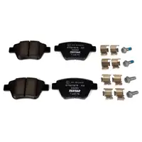 TEXTAR Bremsscheiben + Bremsbel&auml;ge AUDI A1 A3 SEAT SKODA VW GOLF 6 TOURAN hinten