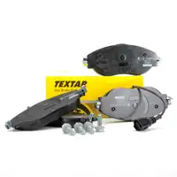 TEXTAR Bremsbel&auml;ge Bremskl&ouml;tze + Wako f&uuml;r Audi A3 8V Seat Skoda VW Golf 7 vorne
