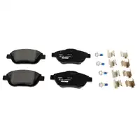 TEXTAR Bremsscheiben + Bel&auml;ge CITROEN C3 I II C4 CACTUS DS3 PEUGEOT 2008 vorne