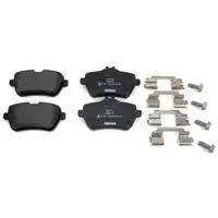 TEXTAR Bremsbel&auml;ge + Wako MERCEDES S-KLASSE W222 V222 X222 A217 C217 hinten