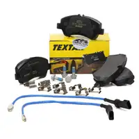 TEXTAR 2560303 Bremsbel&auml;ge + Warnkontaktkabel f&uuml;r FORD TRANSIT ab 08.2013 hinten
