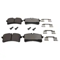 SEBRO Bremsscheiben + TEXTAR Bel&auml;ge + Wako PORSCHE Macan 95B 1KD/1KE/1KY hinten