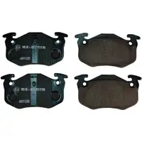 TEXTAR Bremsscheiben Bel&auml;ge CITROEN SAXO XSARA ZX PEUGEOT 106 II 206 306 hinten