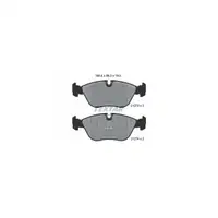 TEXTAR Bremsen Bremsscheiben + Bremsbel&auml;ge Set f&uuml;r Volvo 850 C70 S70 V70 vorne