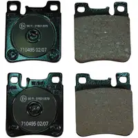 TEXTAR Bremsen Kit Bremsscheiben + Bel&auml;ge + Wako Mercedes E-Klasse S210 hinten