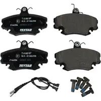 TEXTAR Bremsbel&auml;ge Bremskl&ouml;tze Bremskl&ouml;tze + Wako f&uuml;r Dacia Peugeot Renault vorne