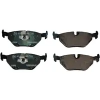 TEXTAR Bremsen Bremsscheiben + Bremsbel&auml;ge + Wako f&uuml;r BMW 5er E39 Limo hinten