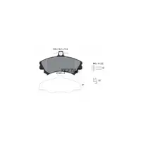 TEXTAR Bremsscheiben + Bel&auml;ge f&uuml;r MITSUBISHI COLT VI + SMART FORFOUR (454) vorne