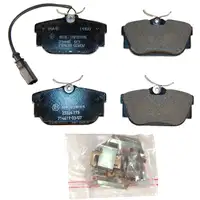 TEXTAR Bremsscheiben + Bel&auml;ge + Wako VW TRANSPORTER T4 15 Zoll ab 01.1996 hinten
