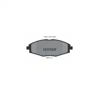 TEXTAR Bremsscheiben + Bel&auml;ge DAEWOO LANOS (KLAT) 1.3 + 1.5 ab Fgst.-Nr. vorne