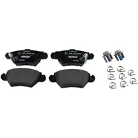 TEXTAR Bremsscheiben + Bel&auml;ge + Wako f&uuml;r OPEL ASTRA G ZAFIRA A vorne + hinten