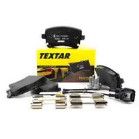 TEXTAR Bremsbel&auml;ge Bremskl&ouml;tze + Wako f&uuml;r VW Multivan Transporter T5 T6 hinten