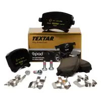 TEXTAR epad CERAMIC Bremsbel&auml;ge Bremsbelagsatz f&uuml;r Audi A4 A6 A8 VW T5 hinten