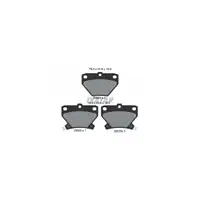 TEXTAR Bremsscheiben + Bel&auml;ge f&uuml;r TOYOTA COROLLA E12 PRIUS W1 YARIS P1 P2 hinten