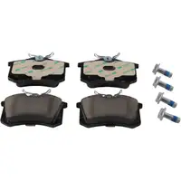TEXTAR Bremsen Kit Bremsscheiben + epad CERAMIC Bel&auml;ge Citroen C2 C3 C4 hinten