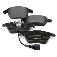 TEXTAR Bremsscheiben + Bel&auml;ge + Wako f&uuml;r AUDI A3 8P SEAT SKODA VW GOLF 5 6 vorne