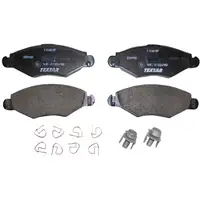 TEXTAR Bremsscheiben + Bremsbel&auml;ge CITROEN XSARA 1.4 1.5 D + PEUGEOT 206 vorne