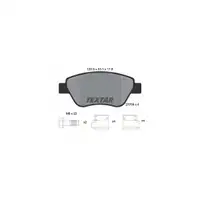 TEXTAR Bremsen Bremsscheiben + Bremsbel&auml;ge Set f&uuml;r Fiat Idea Lancia Musa vorne