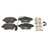 TEXTAR Bremsen Bremsscheiben + Bel&auml;ge + Wako Alfa Romeo Mito f&uuml;r Fiat 500 vorne
