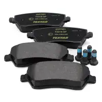 TEXTAR Bremsscheiben + Bremsbel&auml;ge f&uuml;r RENAULT CLIO III MODUS THALIA II vorne