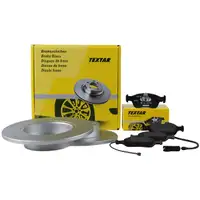TEXTAR Bremsscheiben + Bel&auml;ge + Wako BMW 3er E36 316i 318i 318tds Z3 E36 vorne
