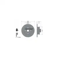 TEXTAR Bremsen Bremsscheiben + Bel&auml;ge f&uuml;r VW Golf III Passat Polo Vento hinten