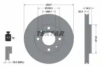 TEXTAR Bremsscheiben + Bremsbel&auml;ge PEUGEOT 206 / SW 206+ 1.1 1.4i 1.4 HDi vorne