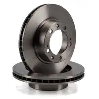TEXTAR Bremsscheiben Satz f&uuml;r PORSCHE 944 2.5 Turbo 3.0 S2 + 968 3.0 vorne