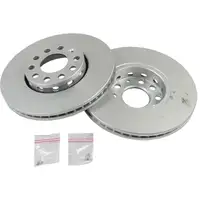 TEXTAR Bremsscheiben Satz f&uuml;r Audi A4 (8D B5 B6 B7) A8 (4D) VW Passat (3B) vorne