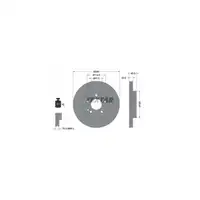 TEXTAR Bremsscheiben Satz Mercedes W202 S202 C200-36AMG C200/220CDI vorne