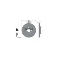TEXTAR Bremsen Kit Bremsscheiben + Bel&auml;ge + Wako f&uuml;r Fiat Bravo Idea Linea vorne