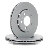 TEXTAR Bremsscheiben + epad CERAMIC Bel&auml;ge + Wako f&uuml;r AUDI SEAT SKODA VW vorne