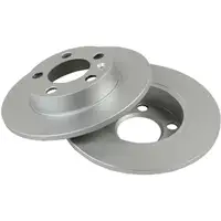 TEXTAR Bremsscheiben + epad CERAMIC Bel&auml;ge AUDI A1 A3 SEAT SKODA VW GOLF hinten
